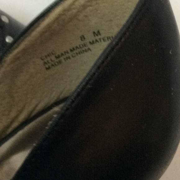 Women’s black rampage heels size 8M - Picture 7 of 7